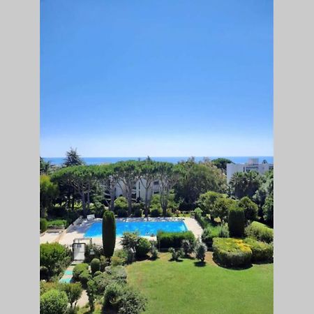 T2 Avec Magnifique Vue Mer, Piscine, Clim, Parking Appartamento Antibes Esterno foto